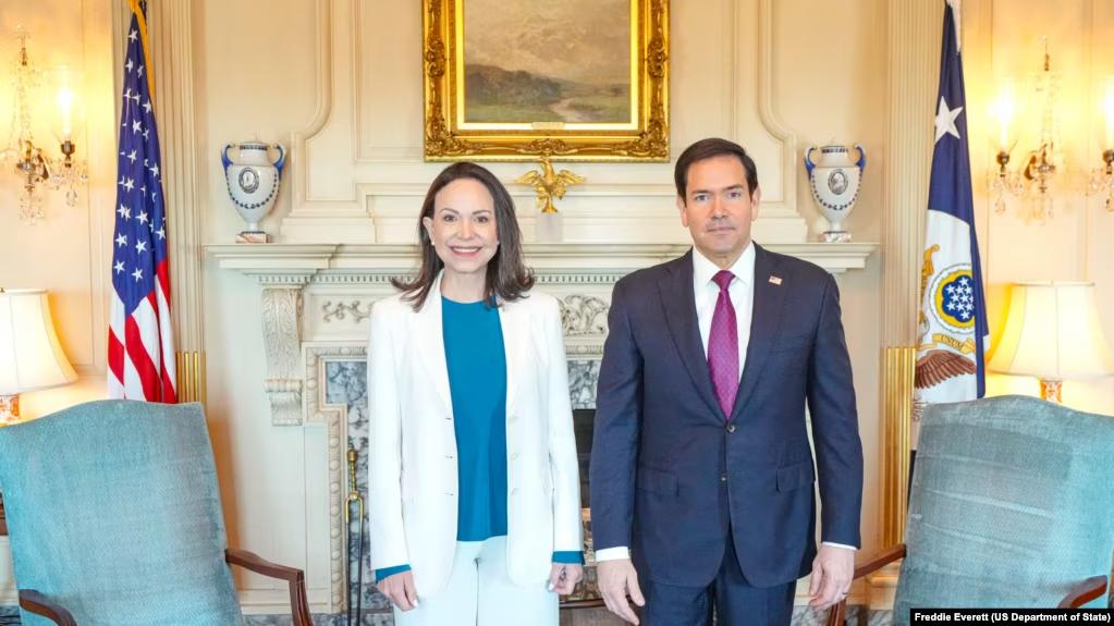 美国重开驻加拉加斯大使馆之际，卢比奥会晤委内瑞拉反对派领袖

国务卿马尔科·卢比