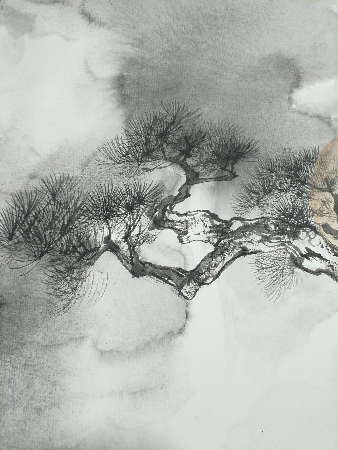 松风我们国画的精髓是什么? 写意山水画分享 @非子画鱼 @国画雅集 @今日头条