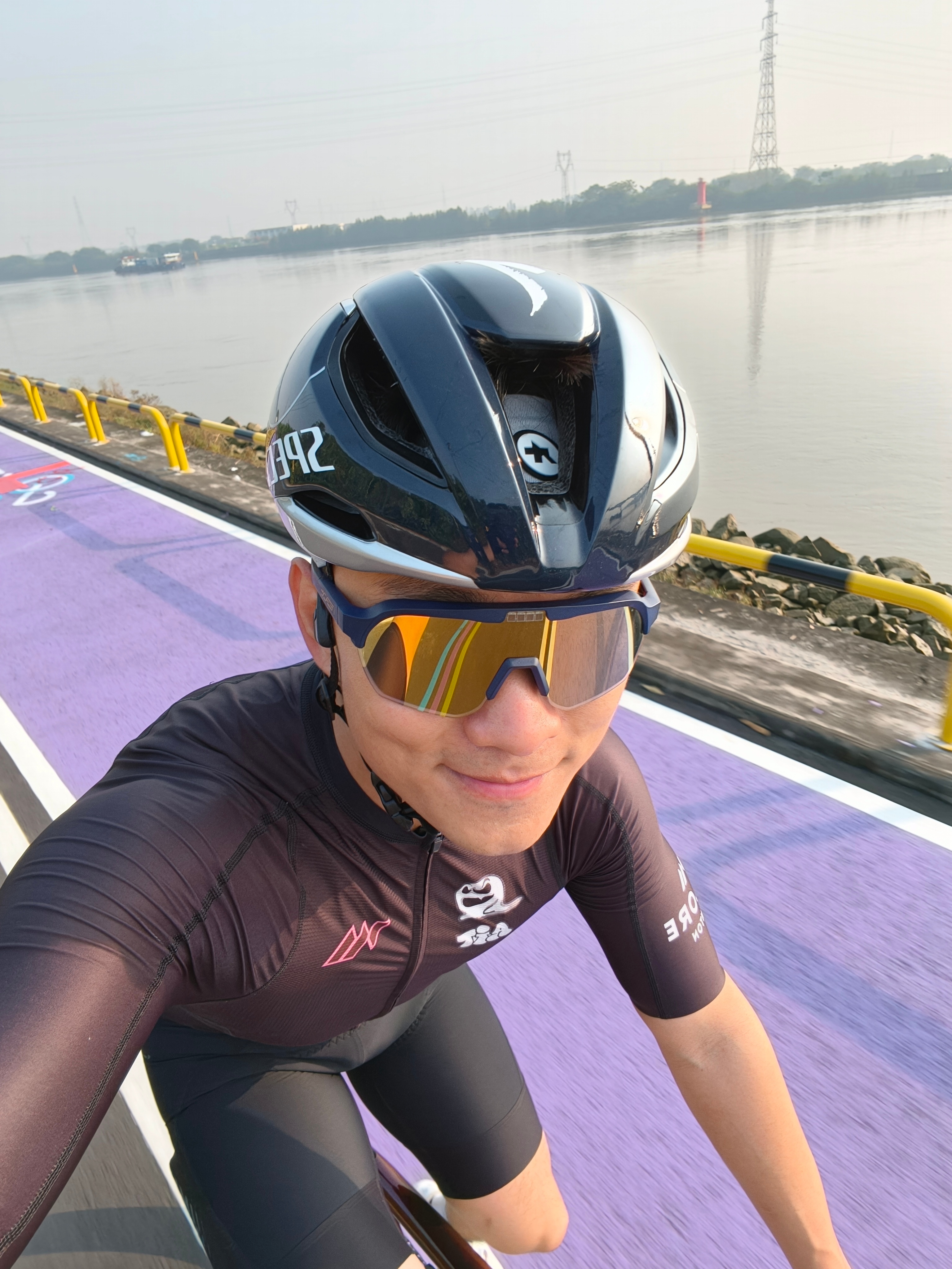 番禺紫泥堂新建的11公里环岛公路，挺好 广州·紫泥堂