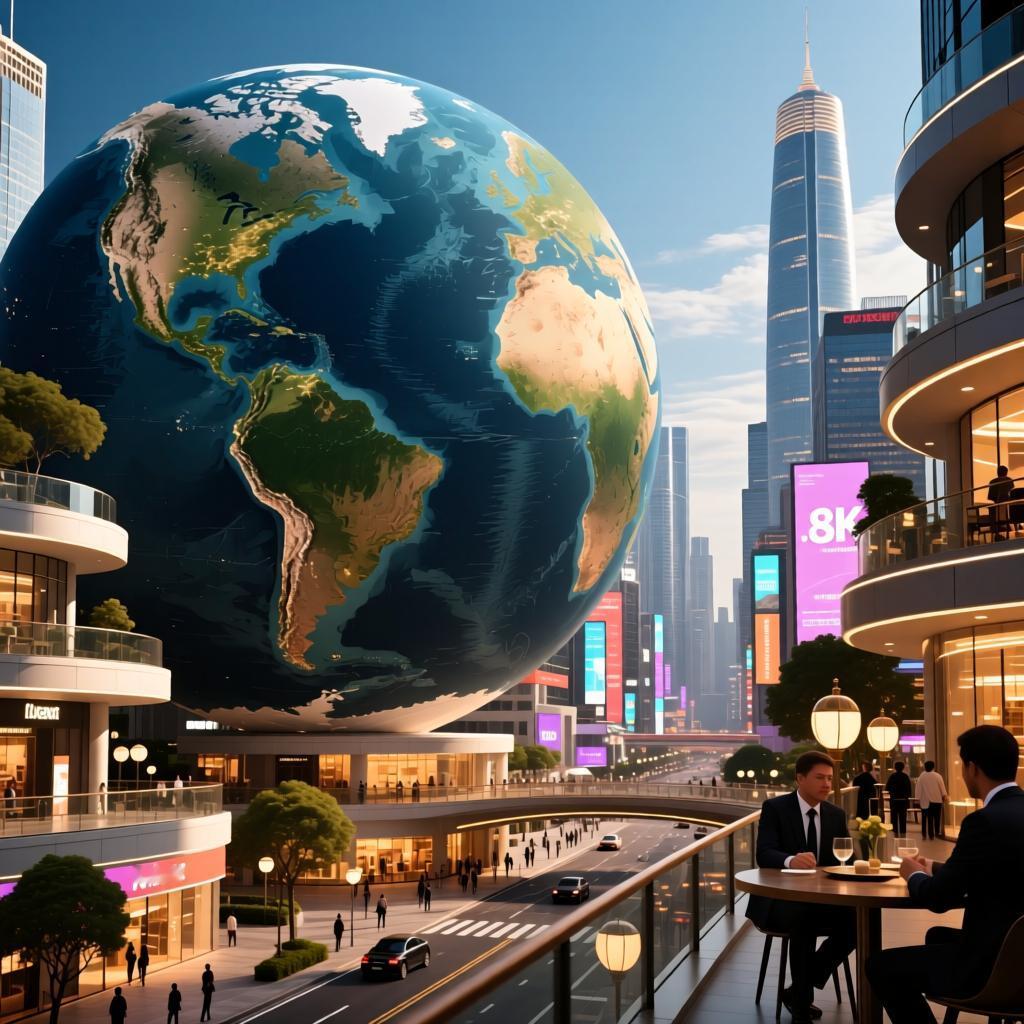 上联：看世界繁华，求下联品人生淡然。