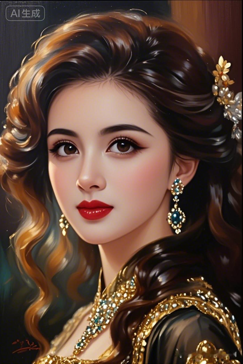 梦幻东方美人，金碧辉煌，尽显华贵！