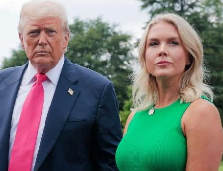 “我们还留着她吗？” 

特朗普公开甩锅忠心耿耿的白宫新闻秘书莱维特，将其惨淡支