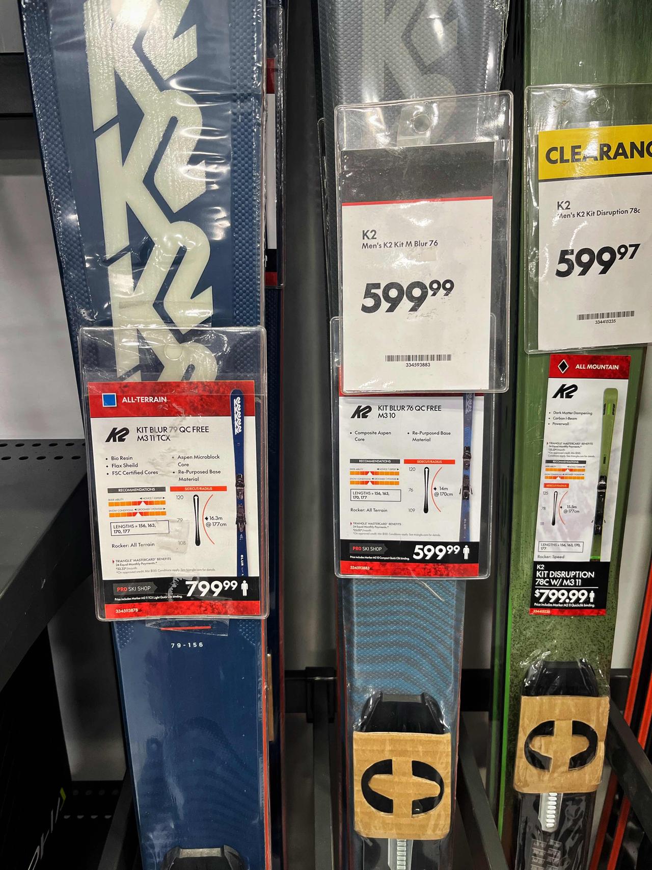 今天是新年打折的最后一天啦，想去换个新的雪版，意外发现有中国生产的美国品牌。价钱