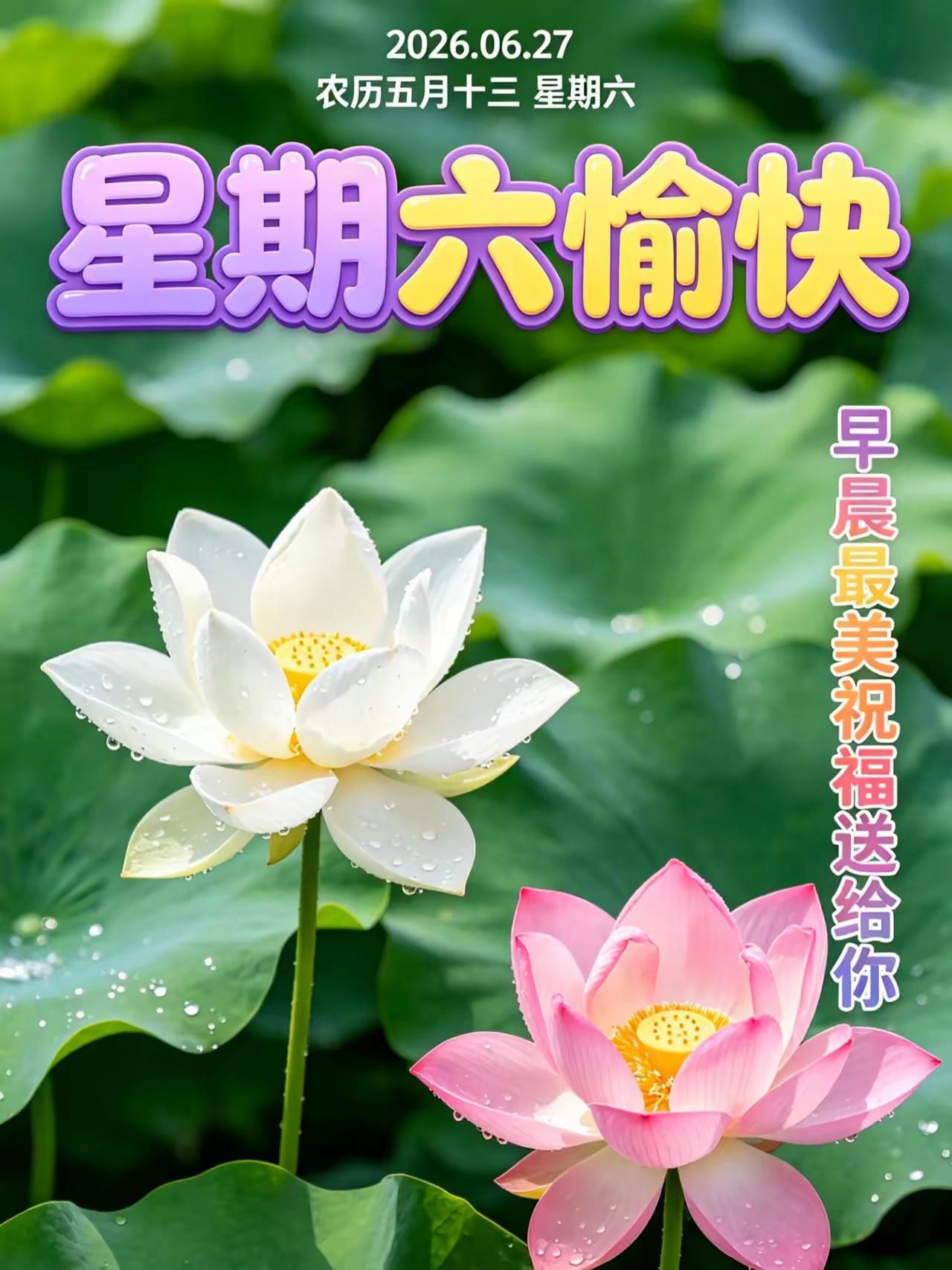 6.27日[燃烧的心][福]早上好[招财进宝][心]
春夏秋冬顺其自然，把自己活
