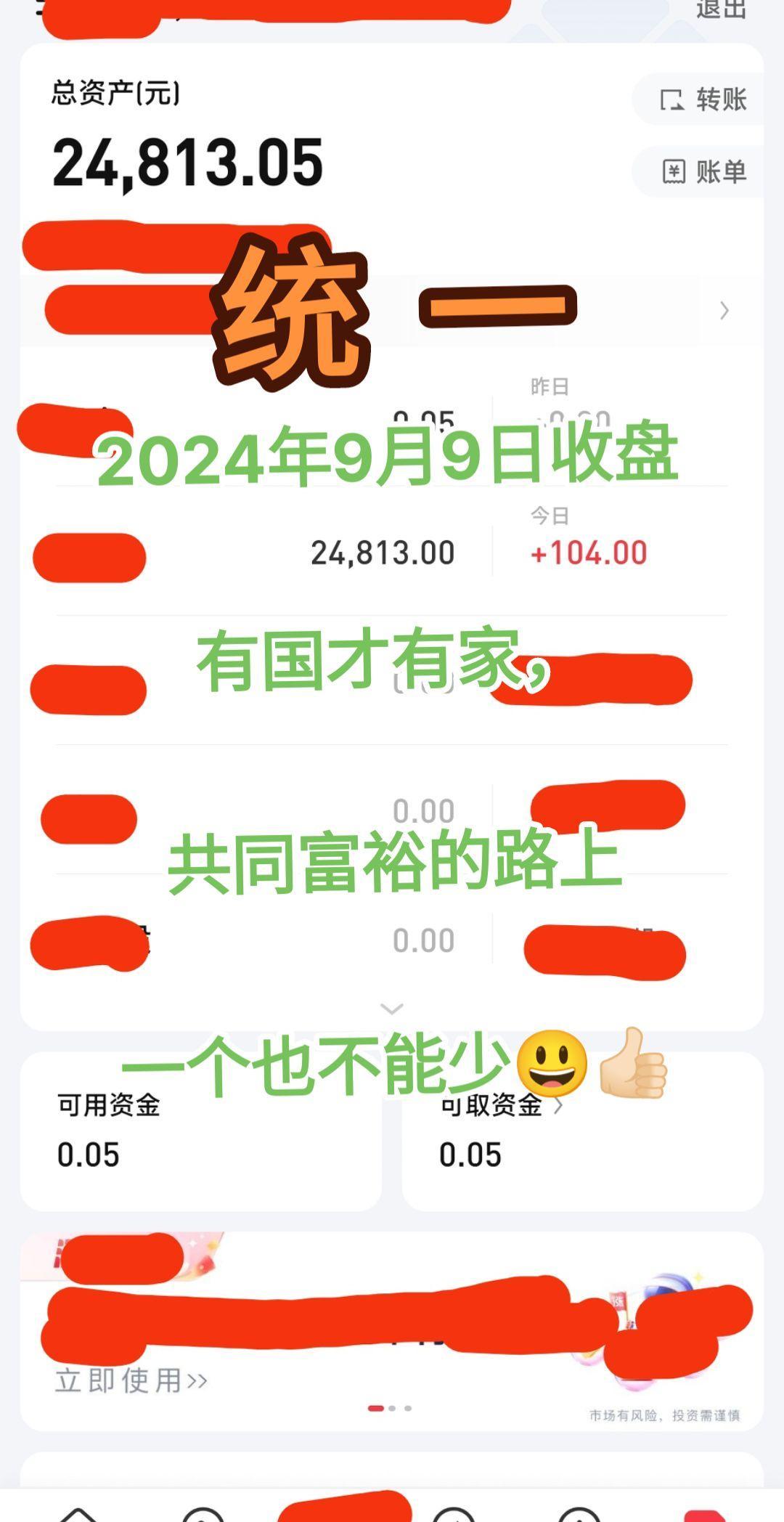 实盘记录 入市有风险投资需谨慎