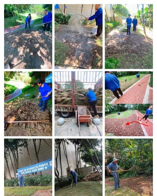 【草坪补栽｜“秃”然安心，让绿意重新蔓延
亲爱的小区名称家人们～
最近散步时，您