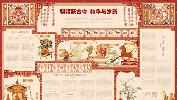 马作为中华文化的精神图腾，承载着横跨数千年的文明记忆。从先民的生存伙伴到冷兵器时