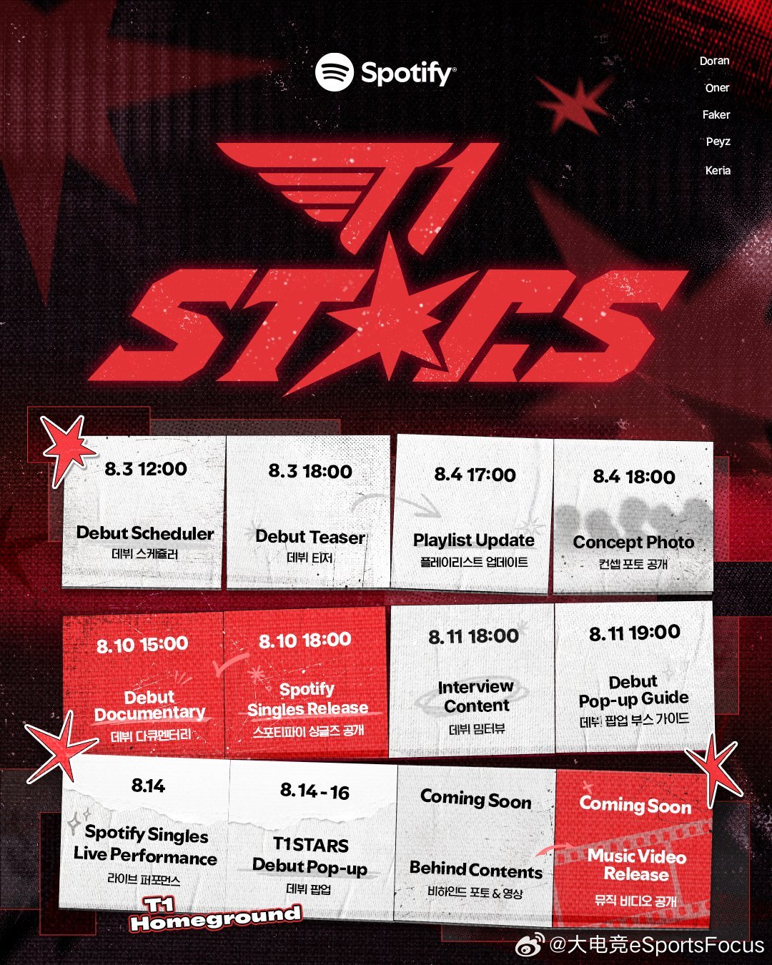 T1 Stars要来了！还有MV？！！2026LCK英雄联盟
