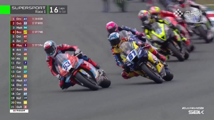 张雪机车升至第一张雪机车出战荷兰站正赛  世界超级摩托车锦标赛荷兰站SSP组决赛