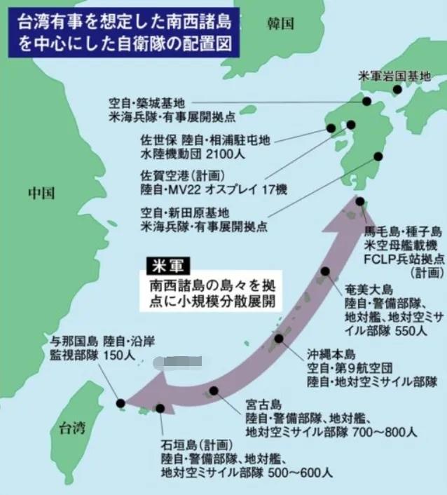 原来与那国岛距离台湾这么近？日本在这里部署防空导弹，是在用行动告诉我们，台湾有事