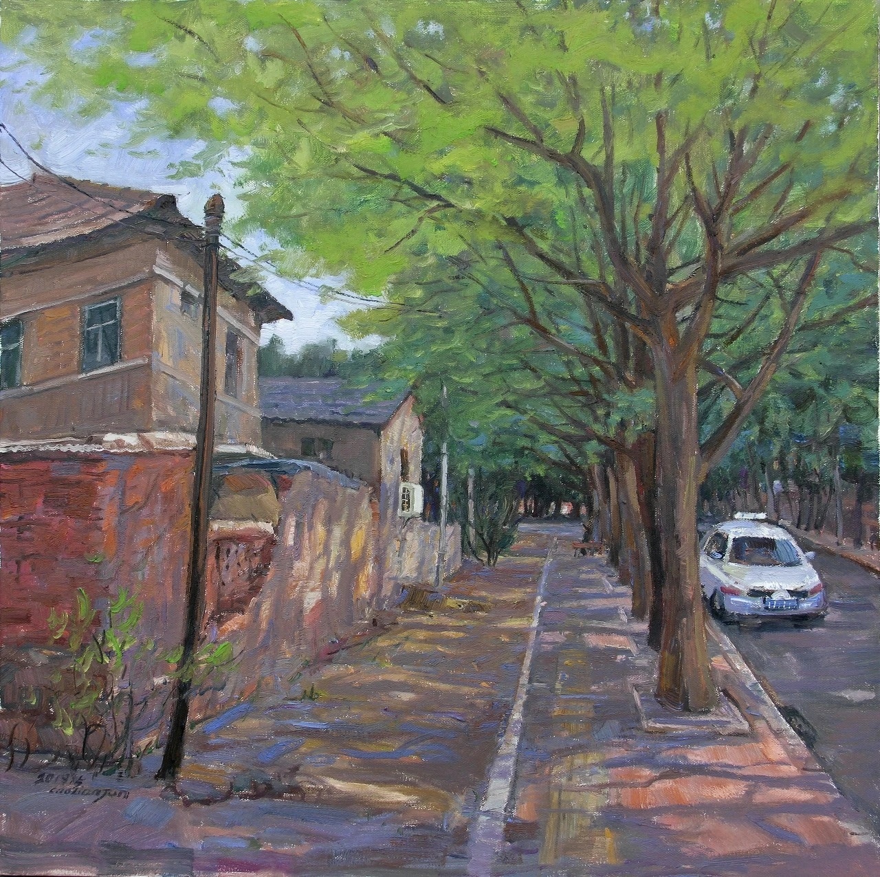 操连军风景油画作品欣赏 ​​​