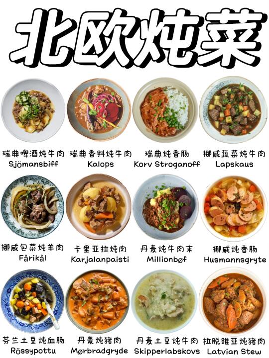 最经典的北欧炖菜有哪些❓