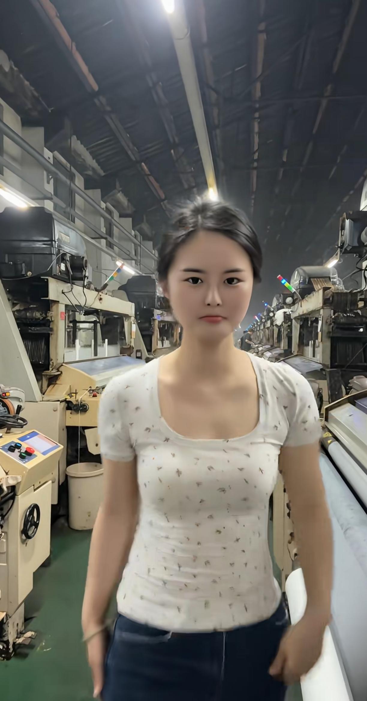 漂亮的厂妹[比心]