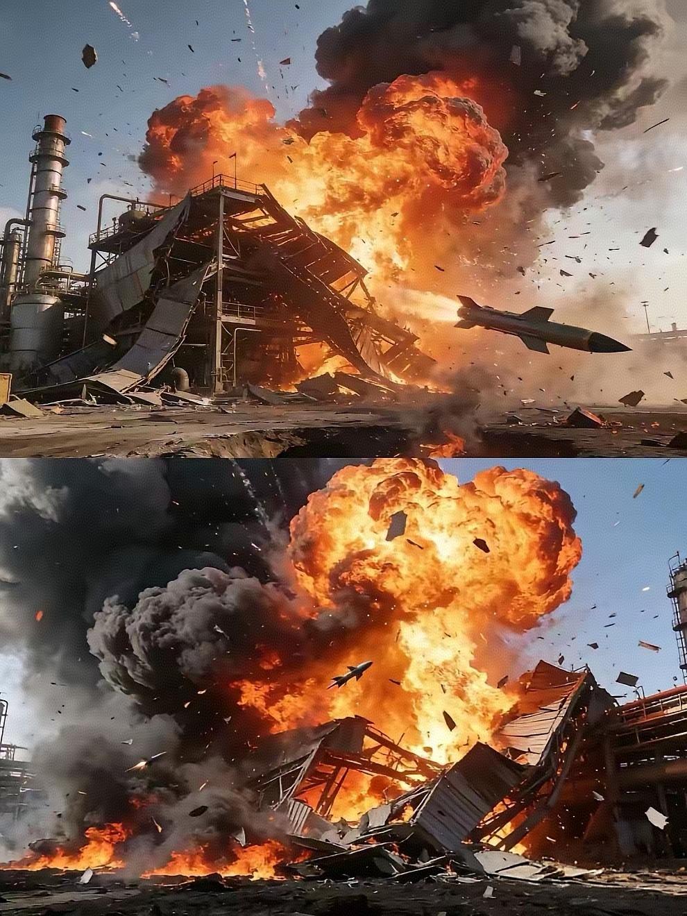 央视刚刚确认，伊朗导弹精准命中以色列海法炼油厂，这是以色列最核心的能源命脉，军车