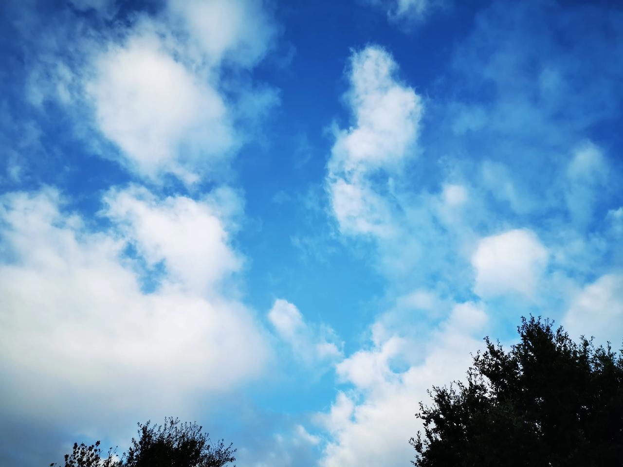 #晒晒你随手拍到的天空#