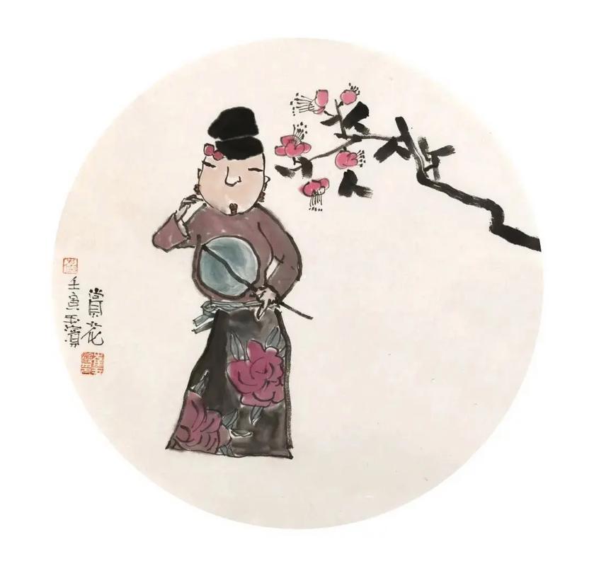 上联：梅花插头幽香起
下联：[玫瑰]

网络图片/诚谢侵删