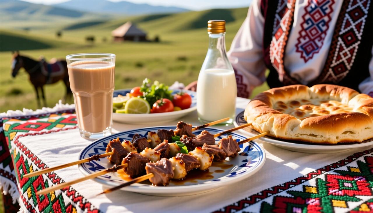 朋友们，来到巴里坤，可别只顾着拍摄美景，肚子也得跟上趟儿！
巴里坤城里有一条美食