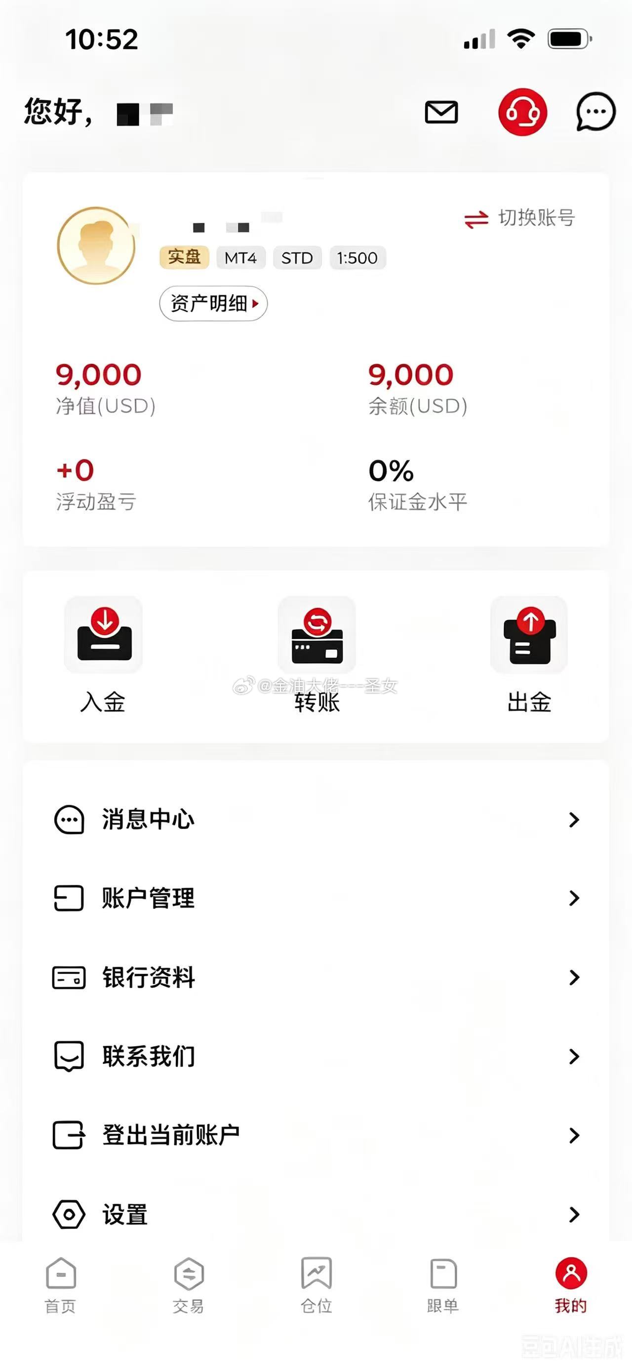 欢迎柏先生9000刀加入圣女实盘，跟随圣女做绑定跟单黄金金价欢迎新成员伦敦金现货