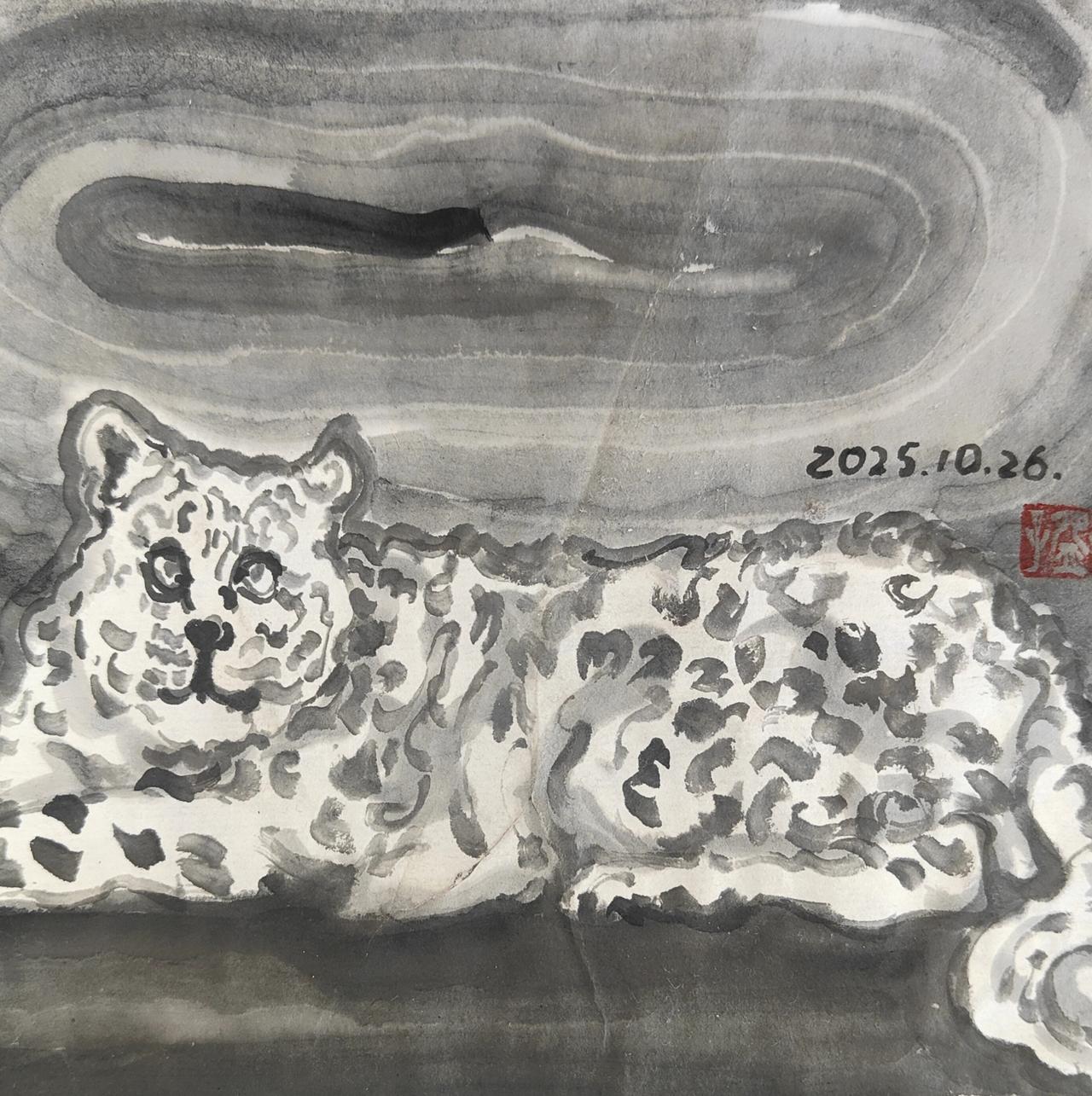 碗子的纸片水墨