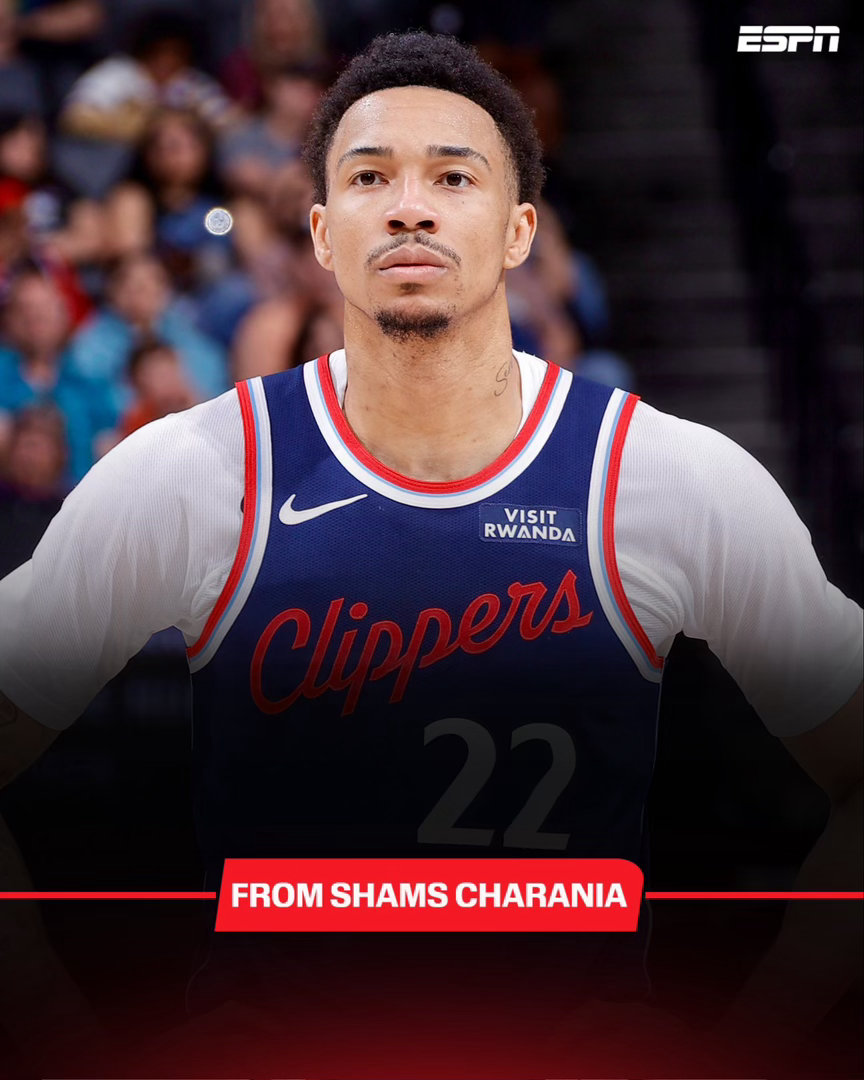 Shams：据ESPN消息源透露，受限制自由球员后卫乔丹·米勒与洛杉矶快船队达成