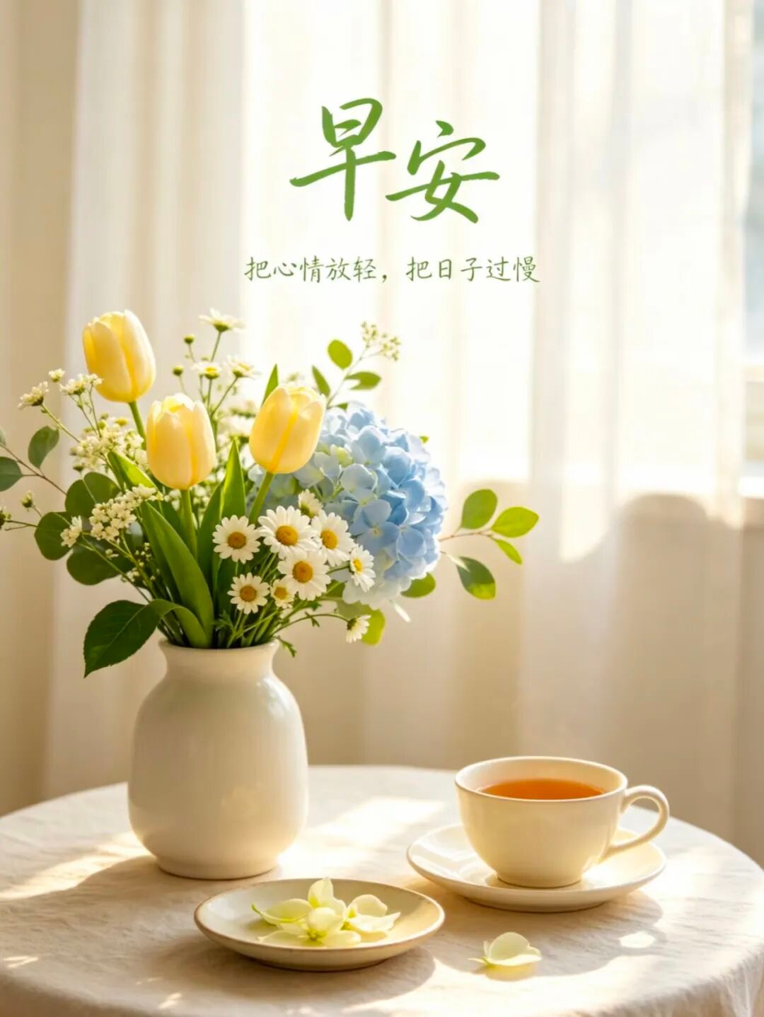 写文案生活没有标准答案，无需追赶别人的节奏，慢慢走，细细品，沿途的风景才是独属于