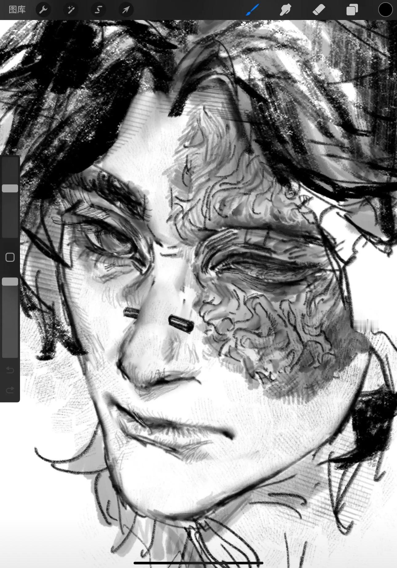 “爆破的伤疤像蛆一样爬在我脸上”#第五人格##第五人格勘探员# ​​​