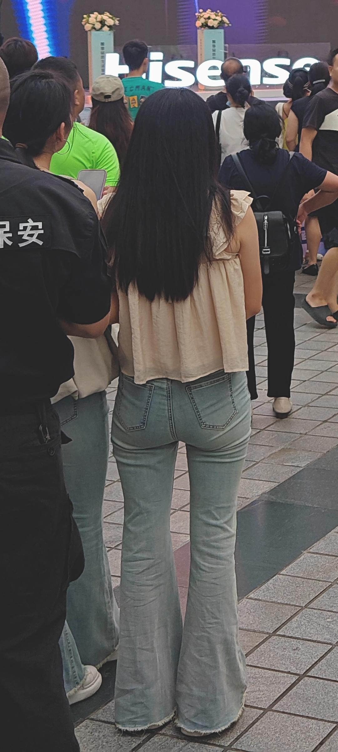 随拍穿搭牛仔裤