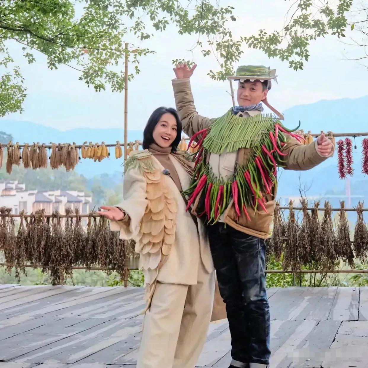 这两人的狗粮撒的真不懒！成功把周一围带出不爱老婆的怪圈，朱丹的幸福写在脸上，
太