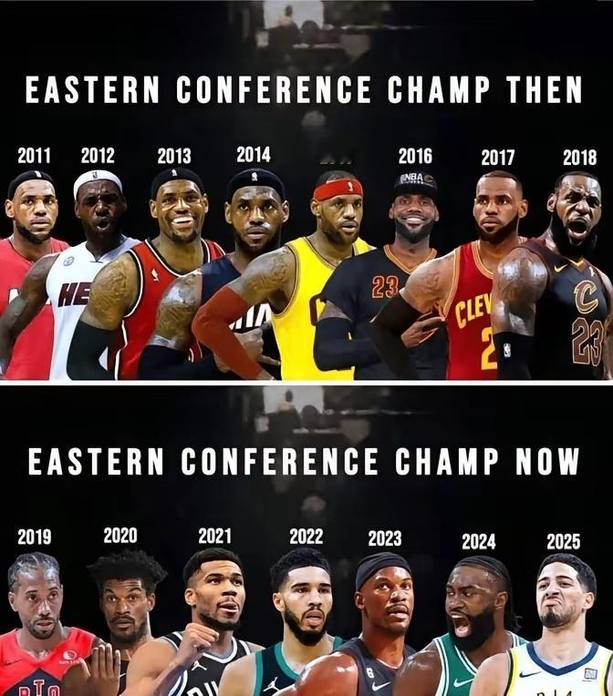 ​从2011到2018这八年，詹姆斯几乎就是东部的老大，没人能撼动他的位置。老詹