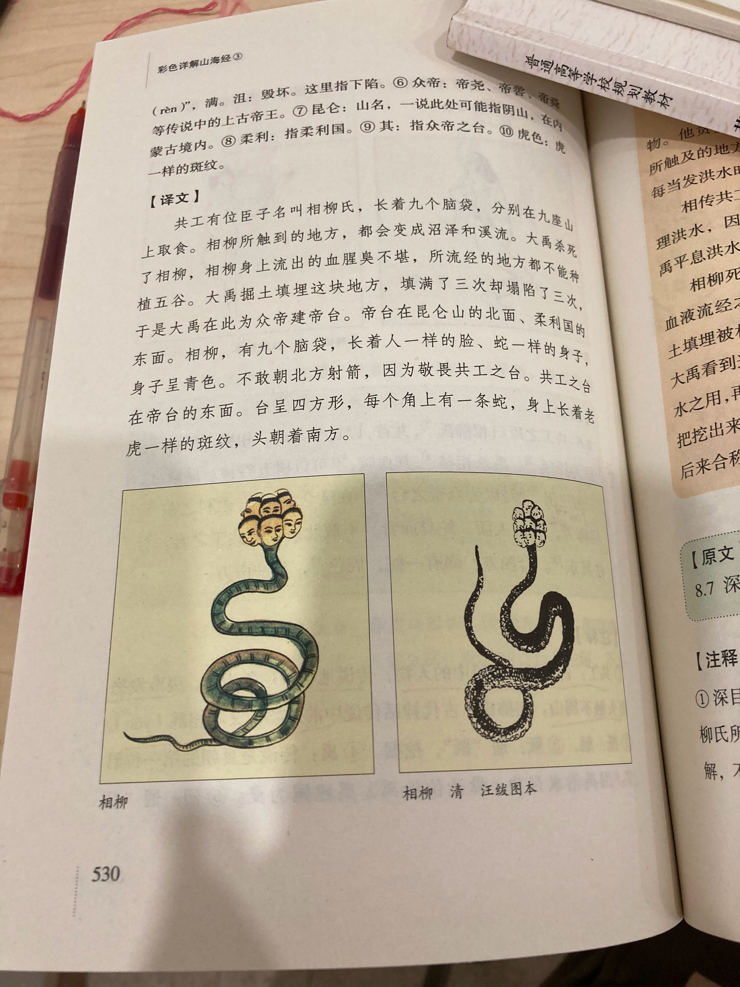 #杨紫国色芳华##特别陪伴杨紫何惟芳160天# 读书打卡129天《山海经》529