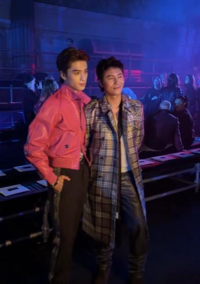 陈坤张康乐同框 陈坤和张康乐同框也太绝了，一同亮相伦敦时装周Burberry大秀