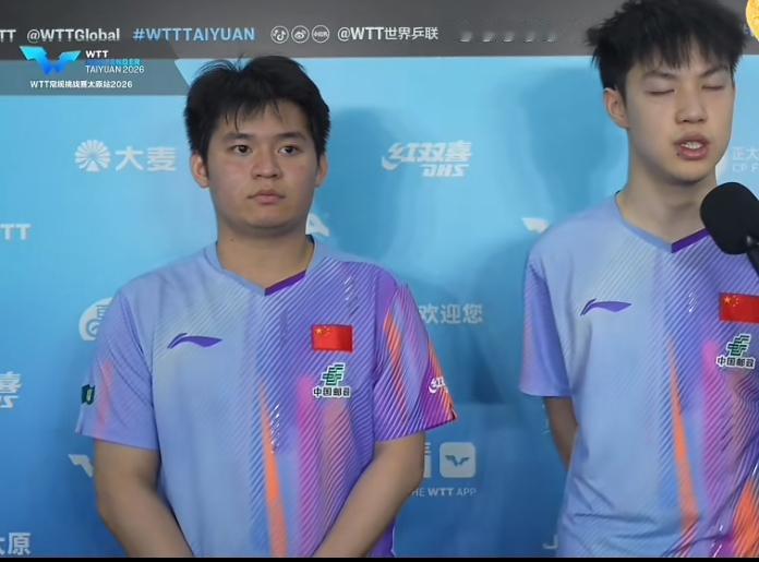 恭喜林诗栋/黄友政3:1陈垣宇/向鹏晋级决赛会师温瑞博/李和宸，国乒包揽太原常规