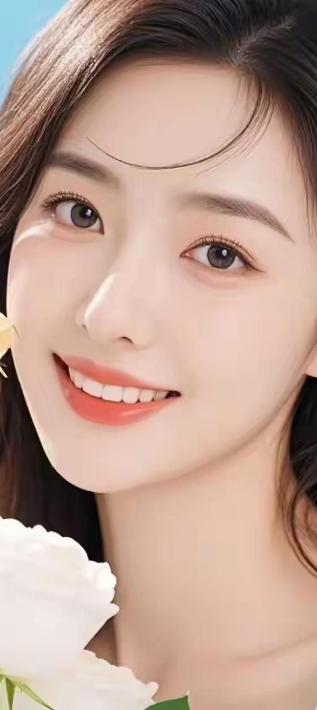 微笑如花，绽放美丽每一天🌸😊