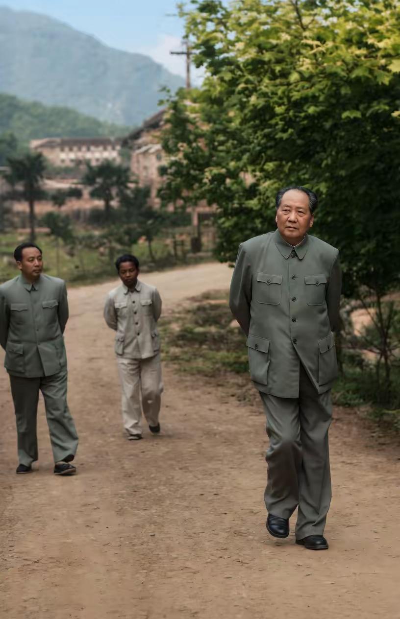 1965年5月，毛主席时隔38年再回井冈山，一句“久有凌云志，重上井冈山”直接写