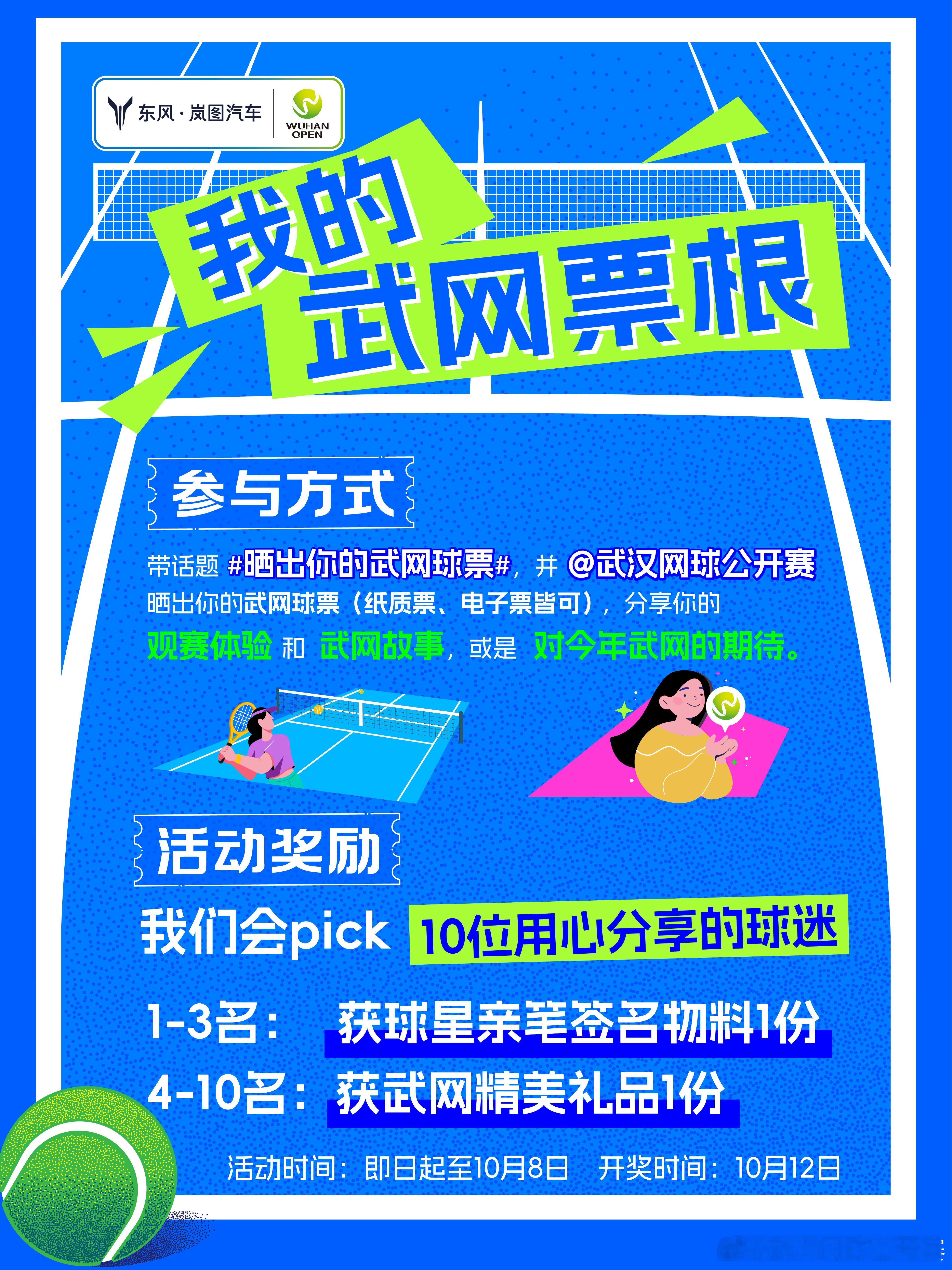 考验你们是不是武网铁粉的时刻到了！从2014年至今，你当年的武网球票还在吗？🎾