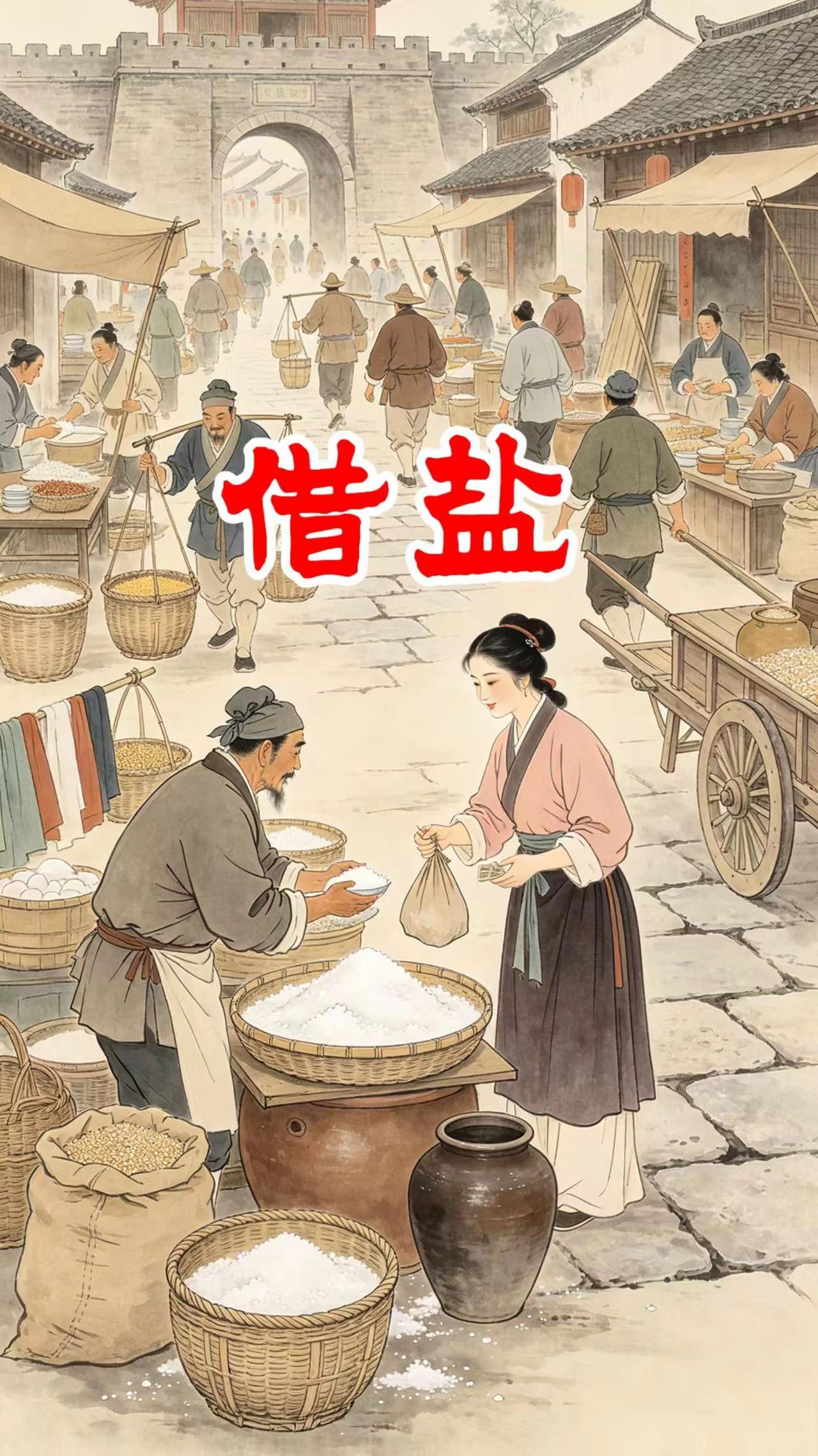 《借盐》