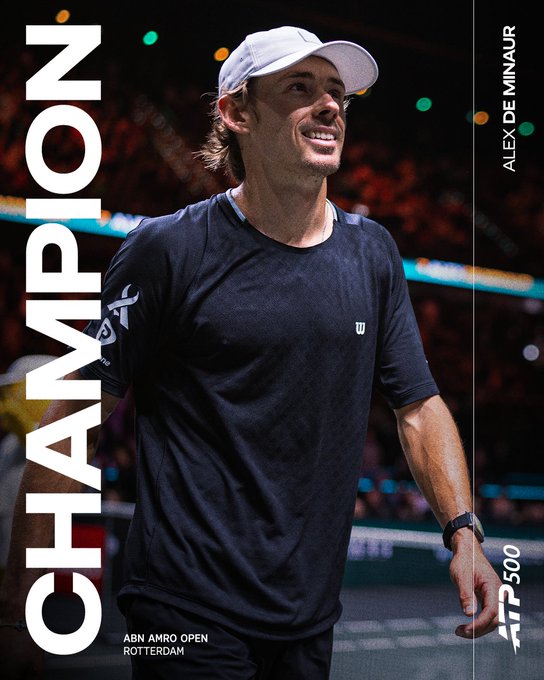 ATP500鹿特丹站决赛：德米纳尔击败阿利亚西姆夺冠