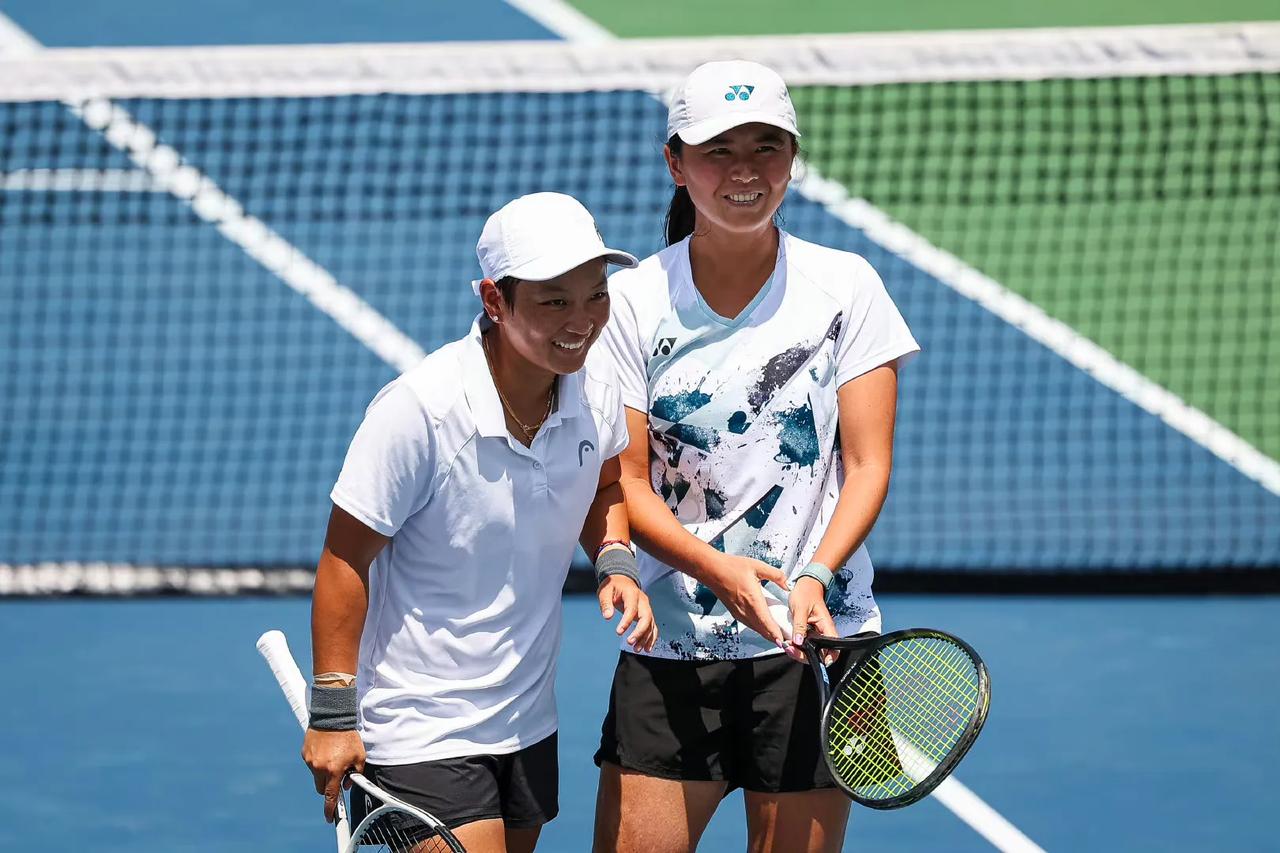 多伦多站第二日双打赛果：
WTA1000多伦多站双打第二轮，蒋欣玗/吴芳娴以7-