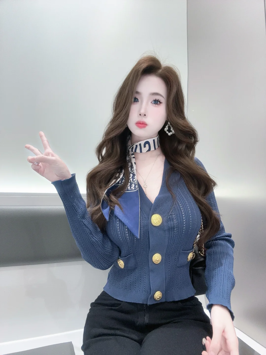 今天的美丽是发型给的