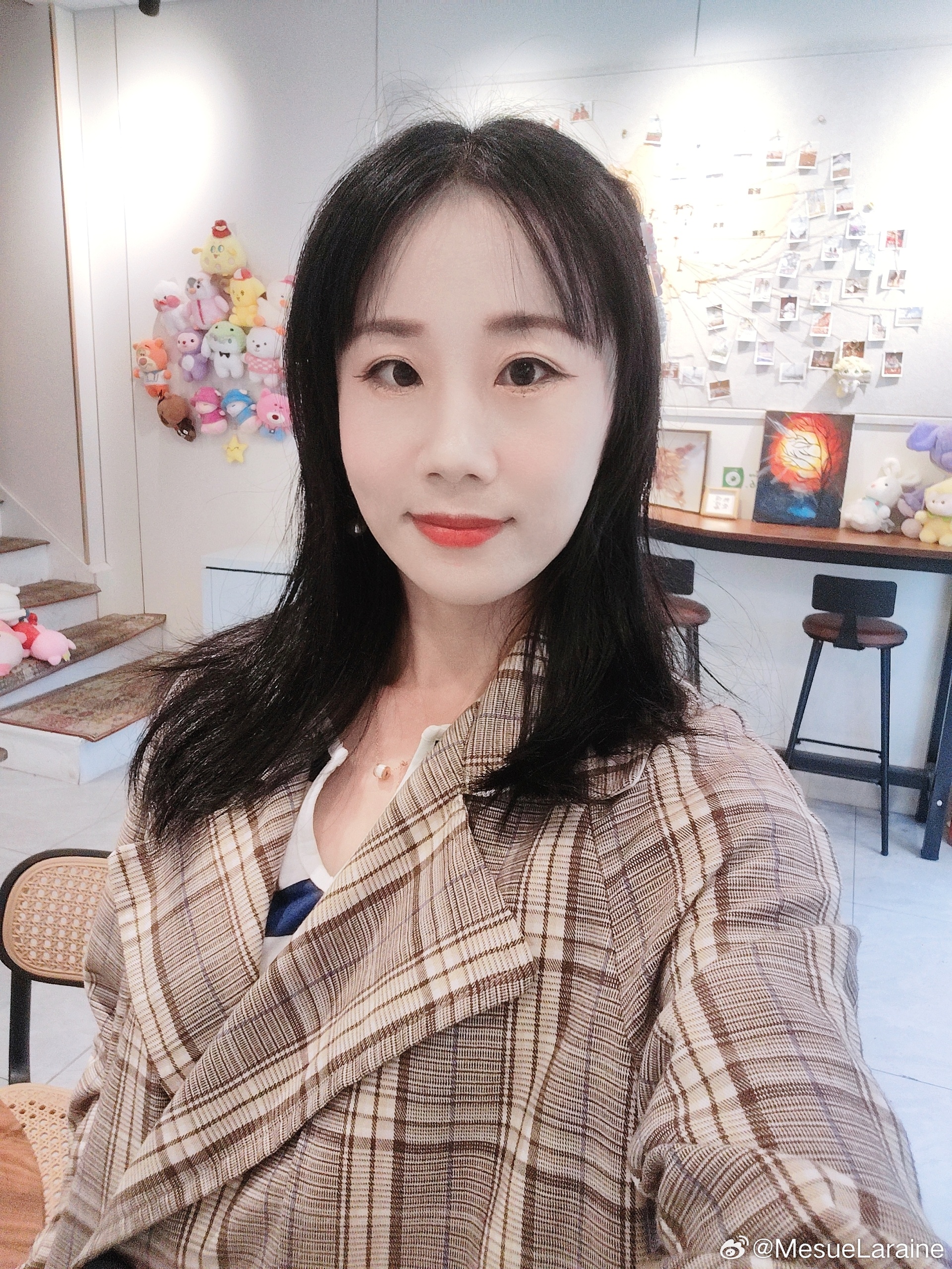 9月30日，在江南的甜品屋自拍照
