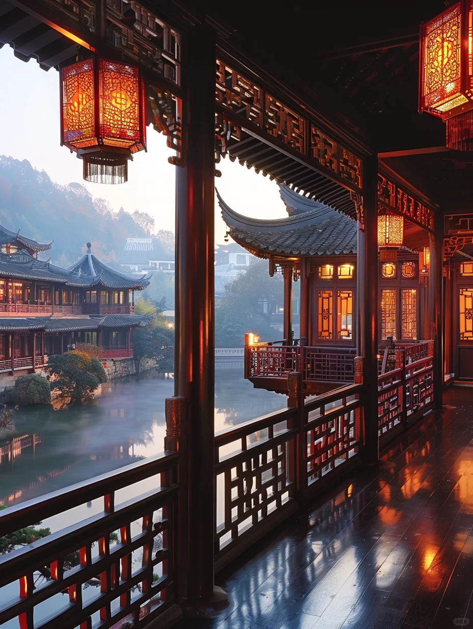 一盏灯，一扇窗，一缕光，一世界。
