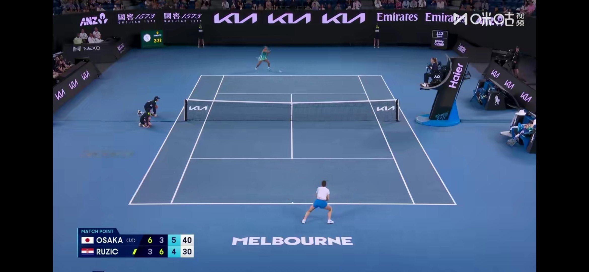 大坂直美2比1鲁季奇大坂直美澳网晋级次轮🏓澳网女单首轮大坂直美鏖战2小时22分