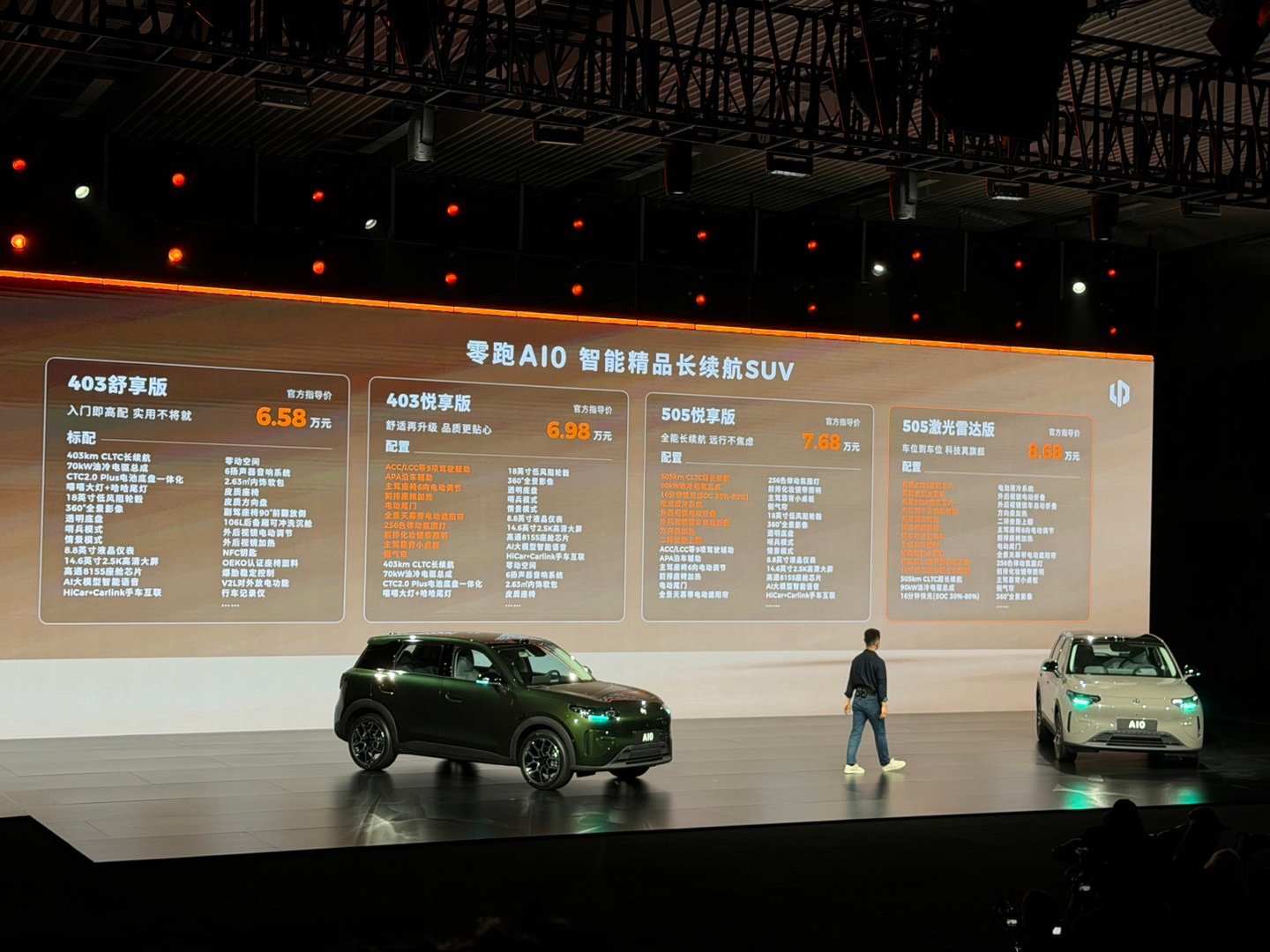 今天两款比较感兴趣的车零跑A10开启激光雷达8万时代智己LS8震撼预售25.98