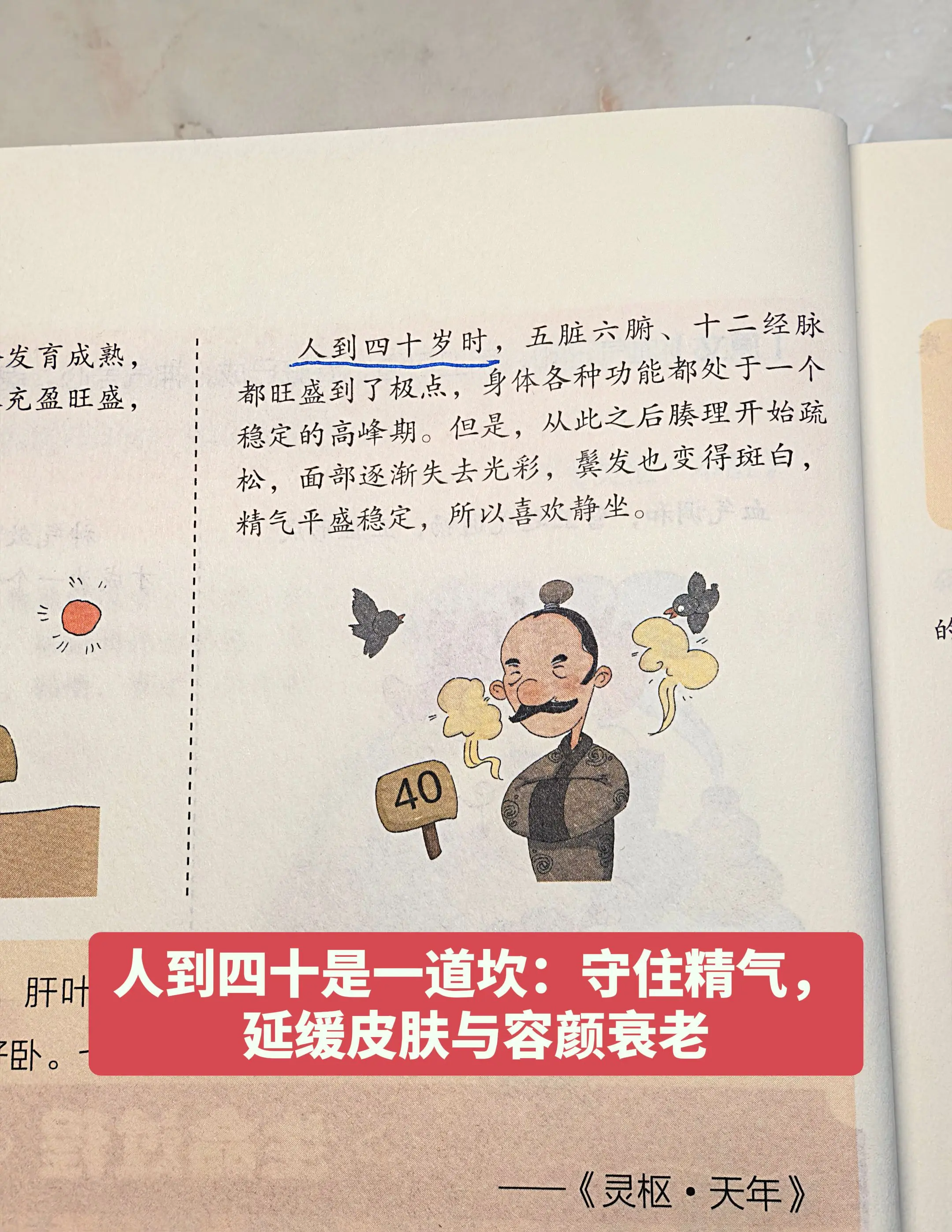 年过四十：少折腾，静下来才是养身体🌿。以前总觉得身体有使不完的劲儿...