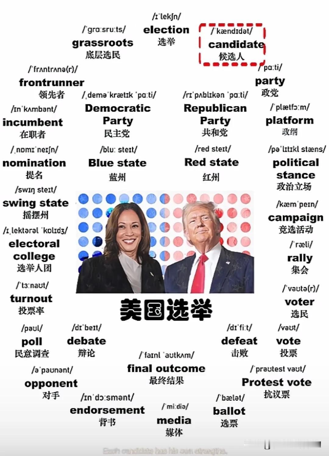 跟“选举”有关的英语词汇