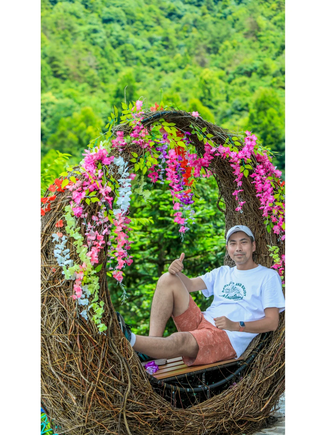 杭州桐庐天子地，在森林氧吧中丛林探险