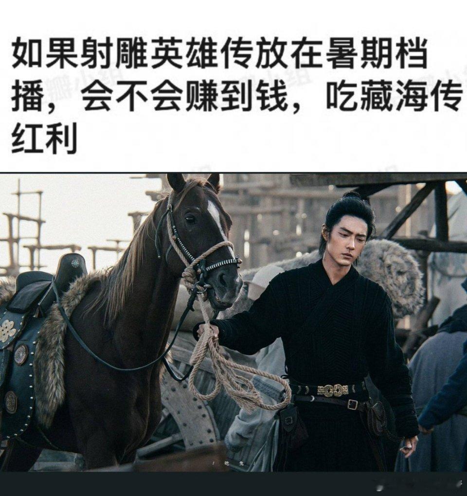 如果射雕放在暑假档，就可以吃藏海传红利了 ​​​