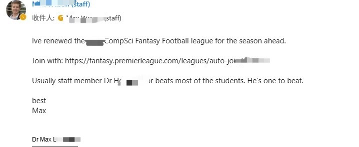fpl[超话]  一觉醒来，发现学校有教授发起了挑战🙈英超联赛 ​​​