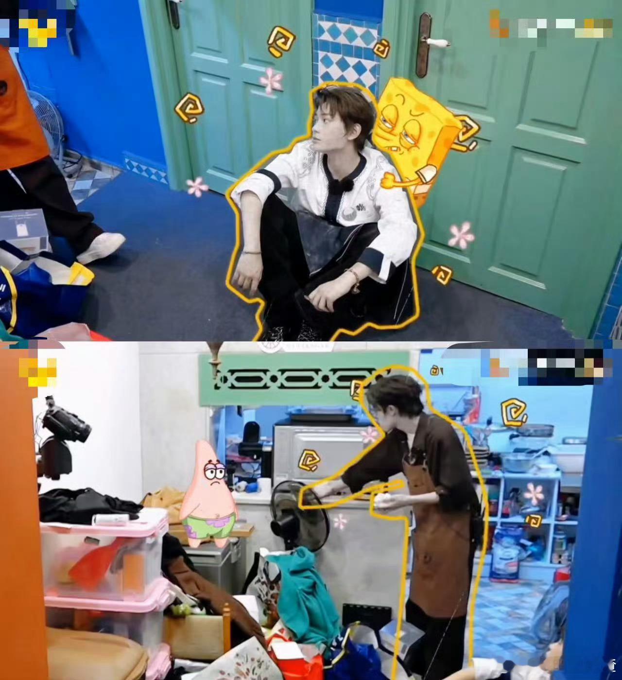 丁禹兮尹浩宇后厨难兄难弟 这波后厨操作笑喷！丁禹兮尹浩宇遇十二人订单，对视的慌张
