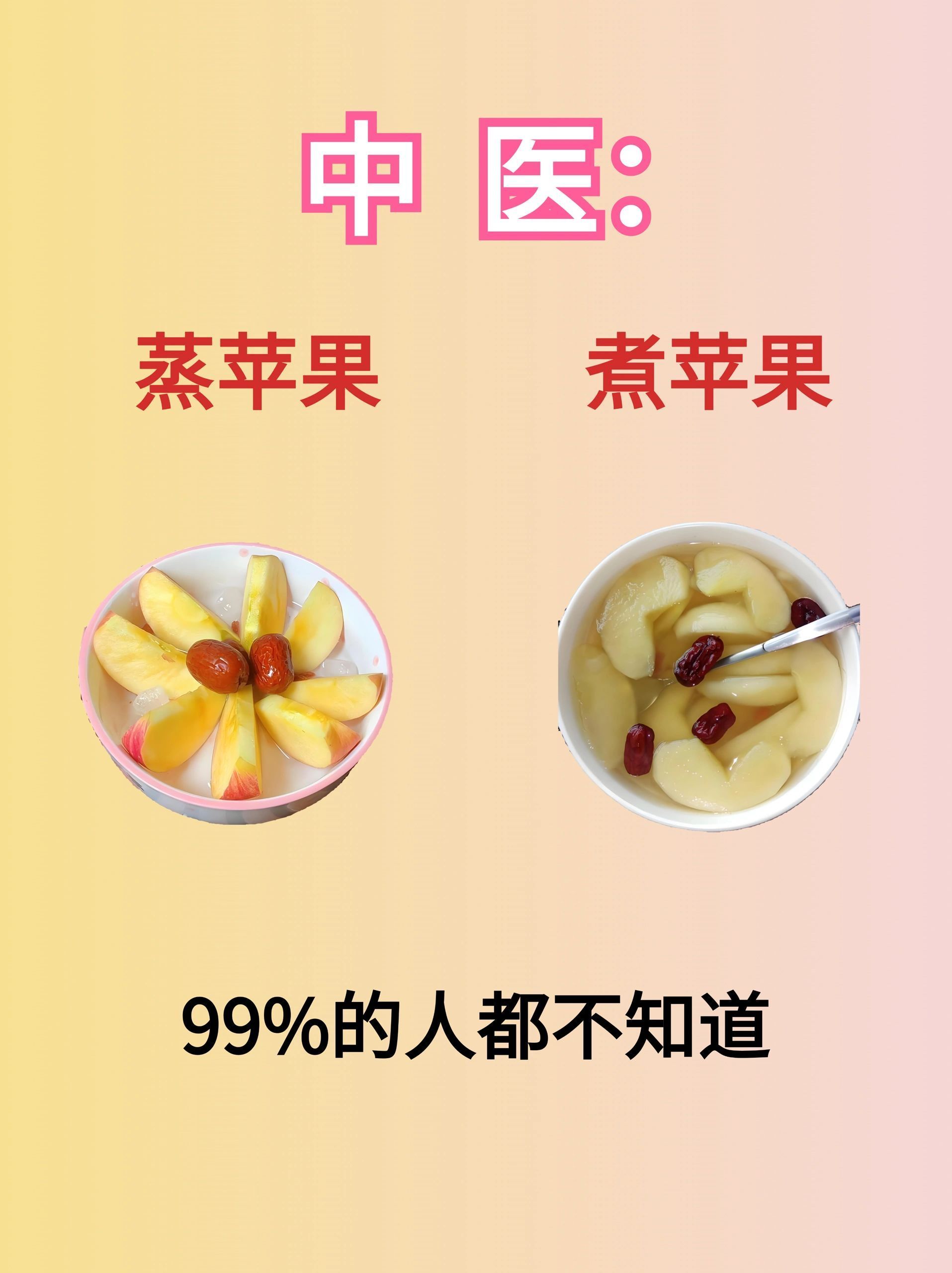 蒸苹果和煮苹果作用大不同99.9%的人不知道 